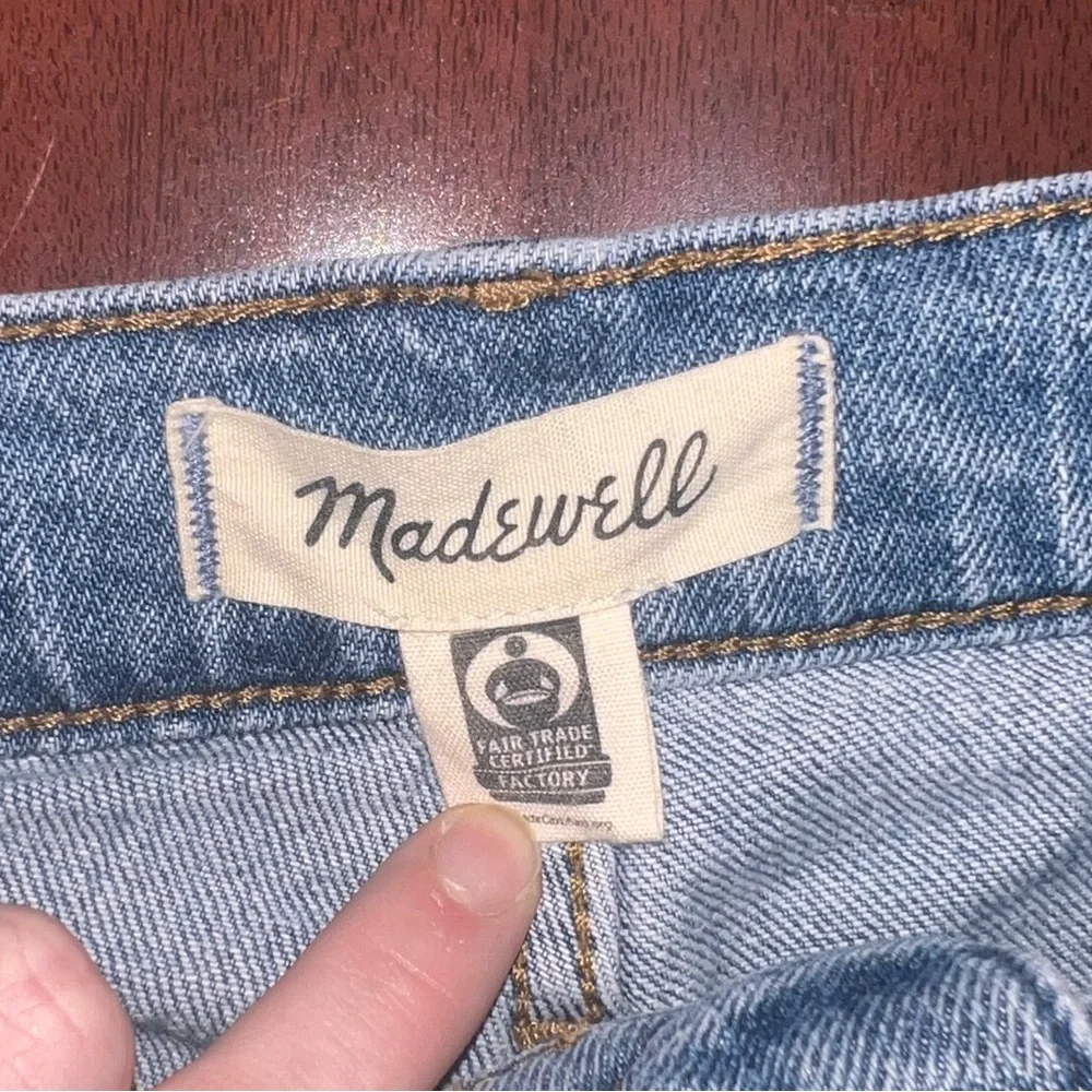 Madewell Light Blue Straight Leg Jeans - Picture 2 of 4